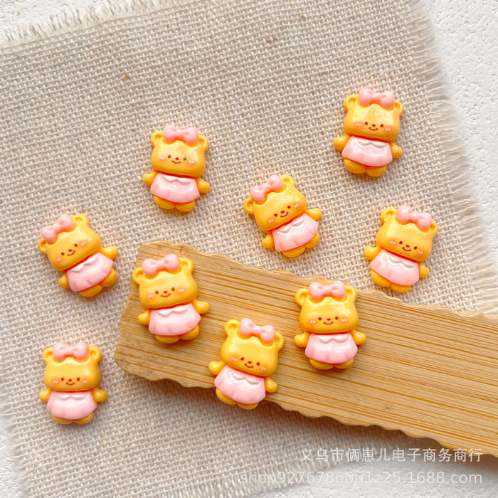 Wholesale Mini cartoon accessories mobile phone case hairpin pinchle nail art decoration