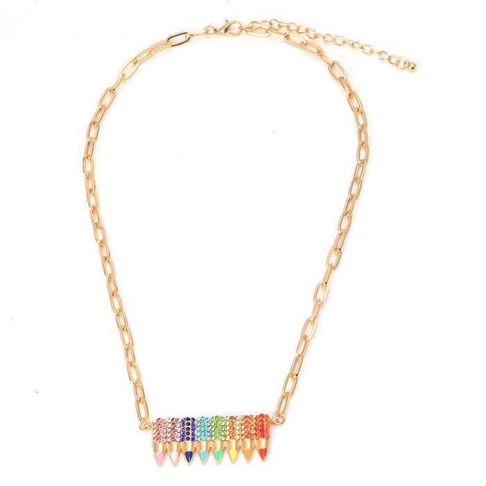 Wholesale Cartoon Fashion European and American Popular Pastoral Style Colorful Rhinestone