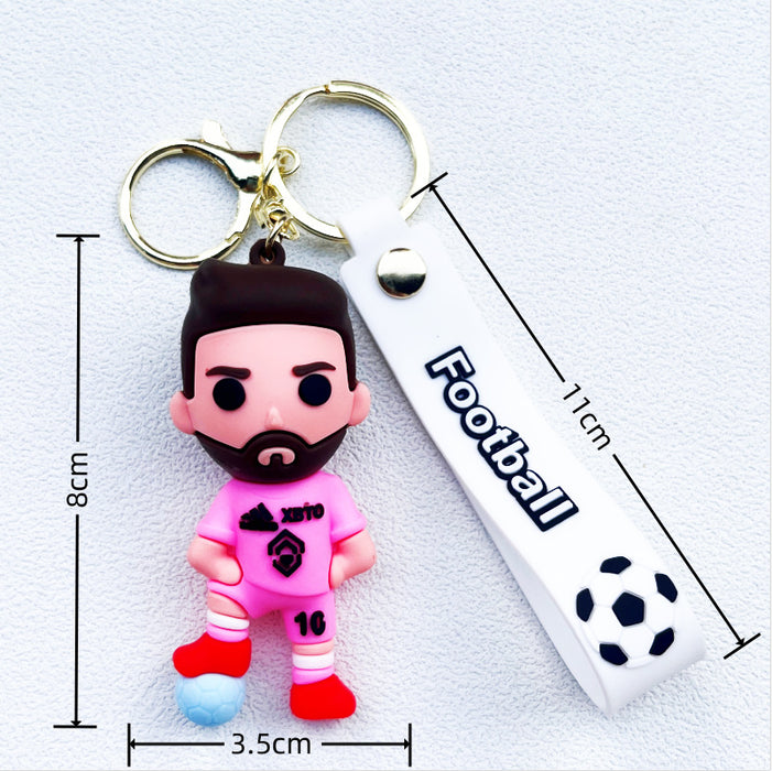 Wholesale Cartoon Soccer  Keychain Bag Pendant