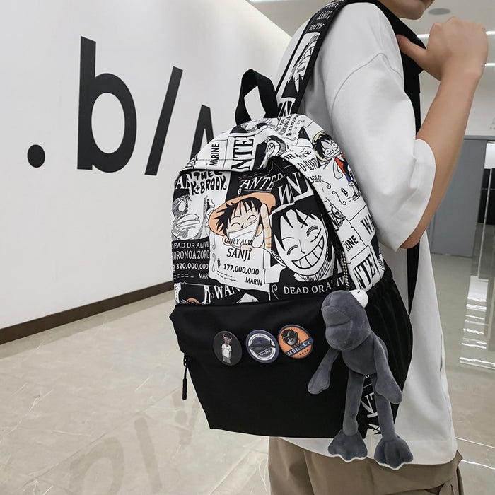 Wholesale Cartoon Prints Nylon Backpack (F) JDC-BP-Likuan002