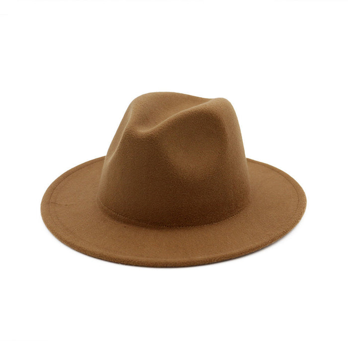 Wholesale Woolen top hat, retro light plate felt hat