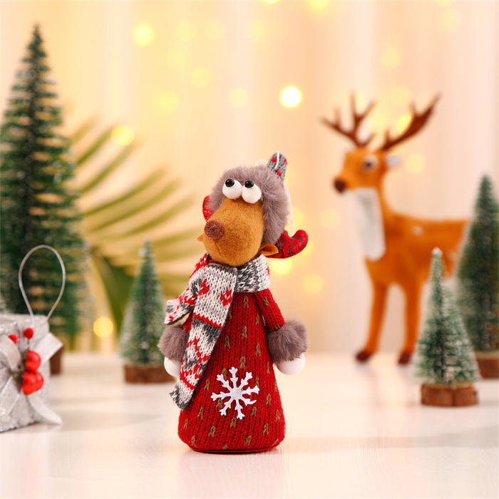 Wholesale Christmas Decorations Creative Wings Angel Old Man Pendant Christmas Tree Pendant Children' s Gift