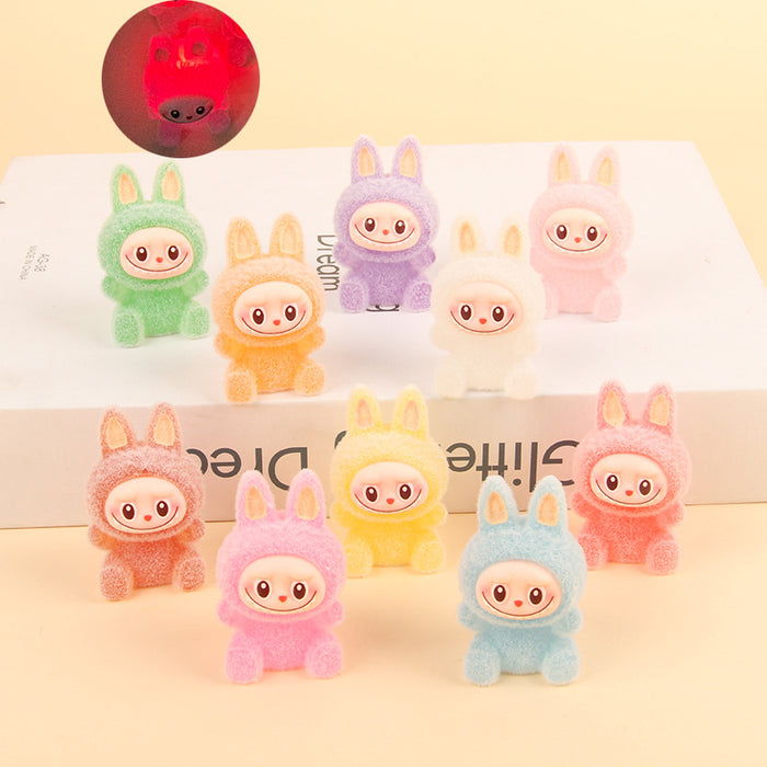 Wholesale Cute Resin Particle Solid Color Keychain Pendant