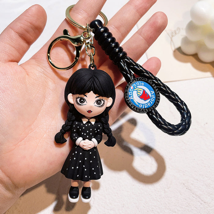 Wholesale Cartoon Silicone Doll Keychain JDC-KC-QiChao052