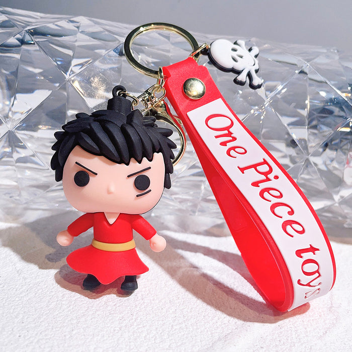 Wholesale Cartoon Silicone Doll Keychain JDC-KC-QiChao047