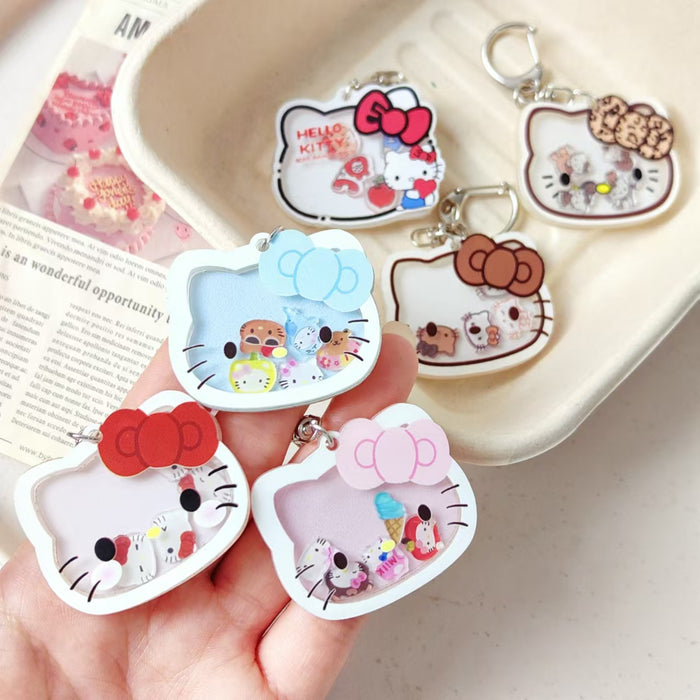 Wholesale Cartoon Cute High-value Keychain Acrylic Factory Bag Pendant Accessories Girlfriend Gift