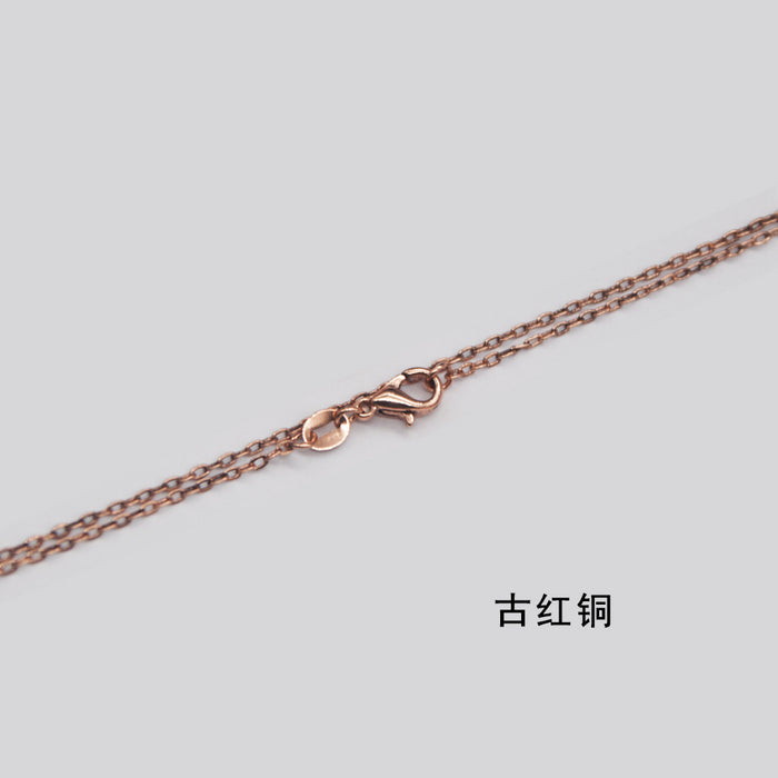 Wholesale DIY making of gold chain, gold-plated chain, color preserving matching chain, handmade necklace for women