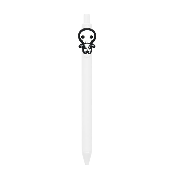 Wholesale  Ghost Polka Dot PVC Soft Gel Retractable Ballpoint Pen MOQ≥10