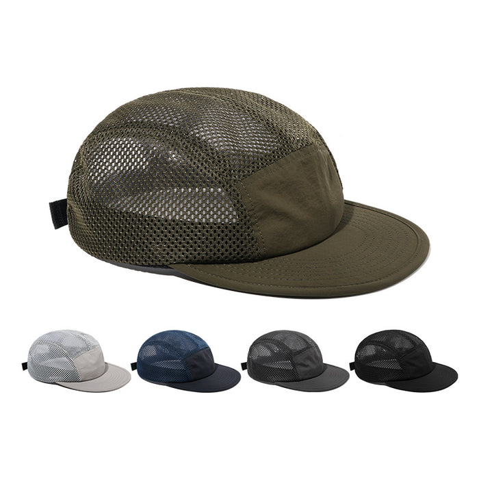 Wholesale Quick drying duckbill cap workwear, outdoor breathable baseball cap, mesh cap, sports camping cap