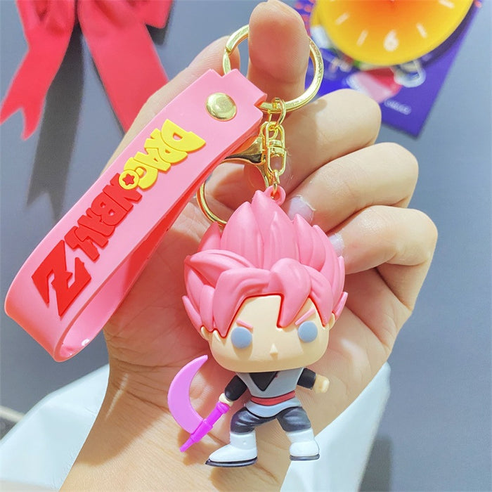 Wholesale Cartoon New  Silicone Doll  Keychain Pendant Cartoon Characters