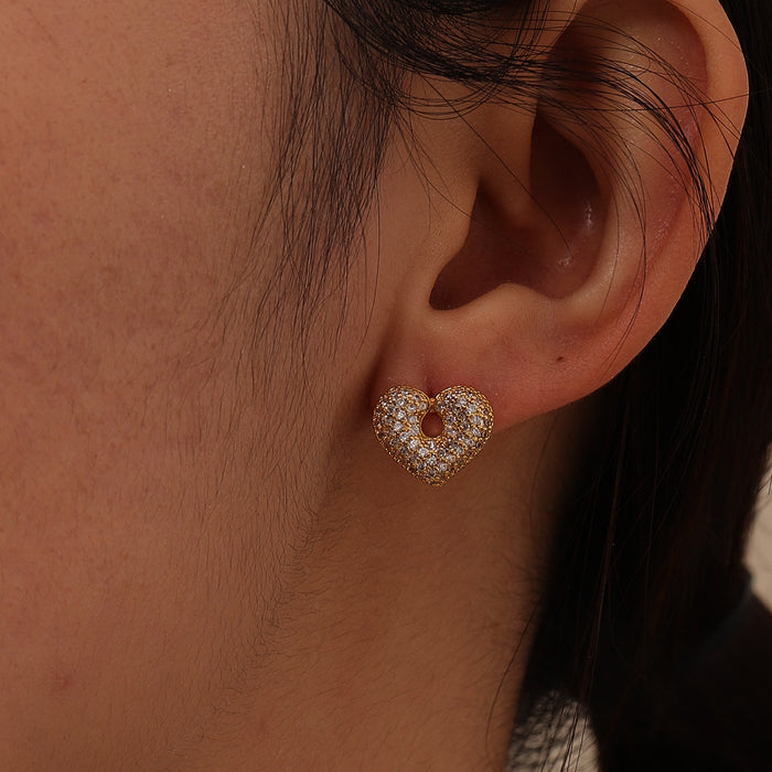 Wholesale Petal Copper Earrings JDC-ES-Mimeng052