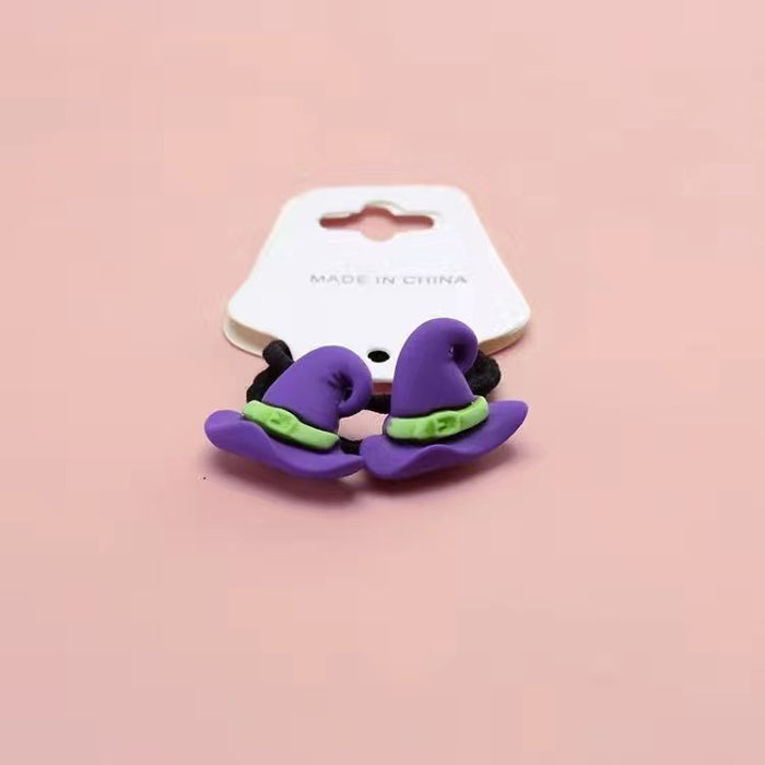 Wholesale Cute  pumpkin ghost children' s hair band Girls baby rubber band Girls hair accessories headband headdress suit