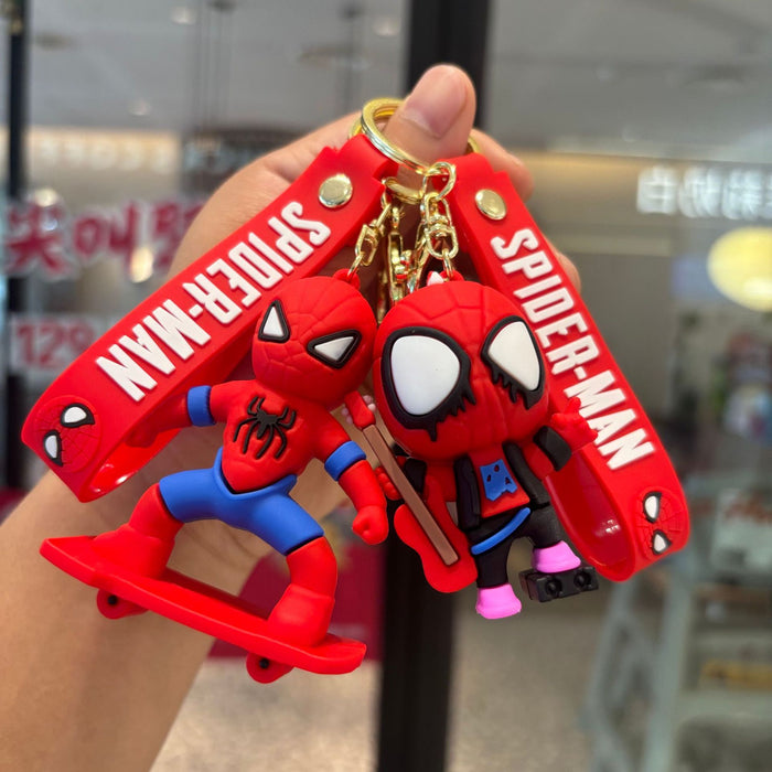 Wholesale 2PCS PVC Cartoon Keychain Pendant Bag Charm Car Key Accessory Gift