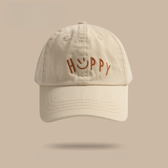 Wholesale Minimally embroidered soft top duckbill cap, versatile for couples, fashionable baseball cap