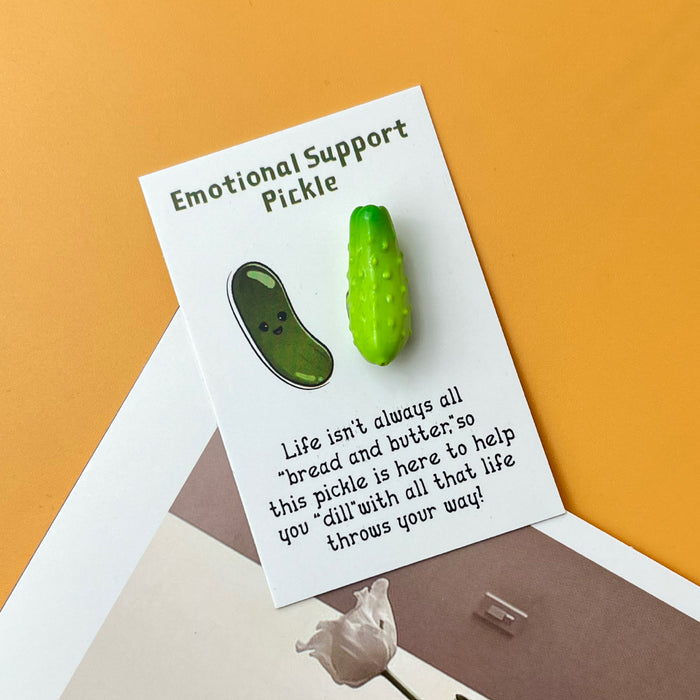 Wholesale creative cucumber pocket Decorations hug card
