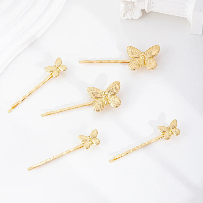 Wholesale Jewelry Fashion Alloy Butterfly Headpiece Hair Clip Set Hair Accessories