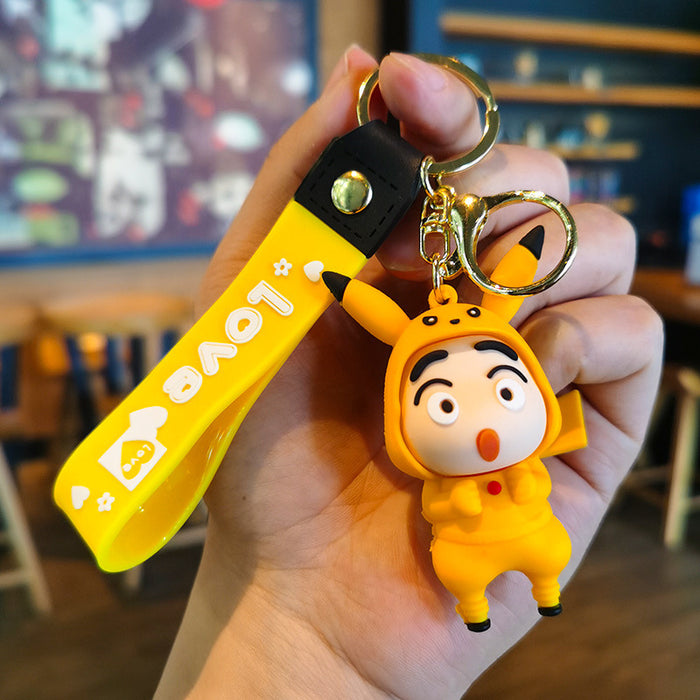 Wholesale Cartoon Doll Silicone Keychain JDC-KC-Tingm217