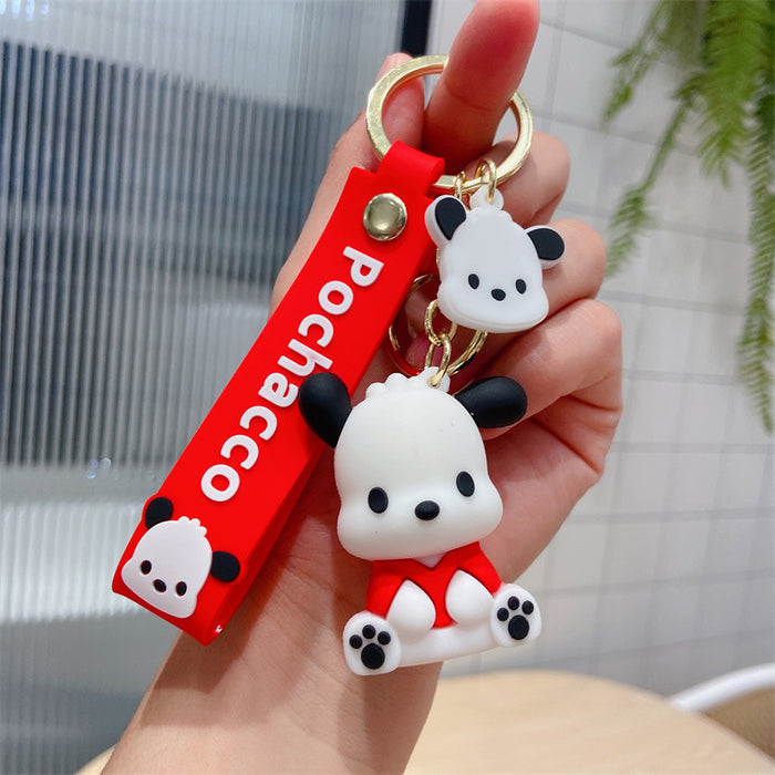 Wholesale Fashion keychain cartoon dog doll car key pendant cute