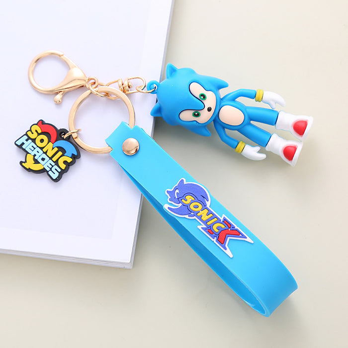 Wholesale Cute Cartoon Soft Rubber Doll Keychain JDC-KC-BoYue008