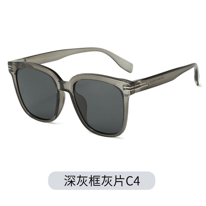 Wholesale TR90 Korean Style Sunglasses Men's Driving Polarized Glasses Trendy Women's Anti-UV Sunshade Big Face Slim Sunglasses