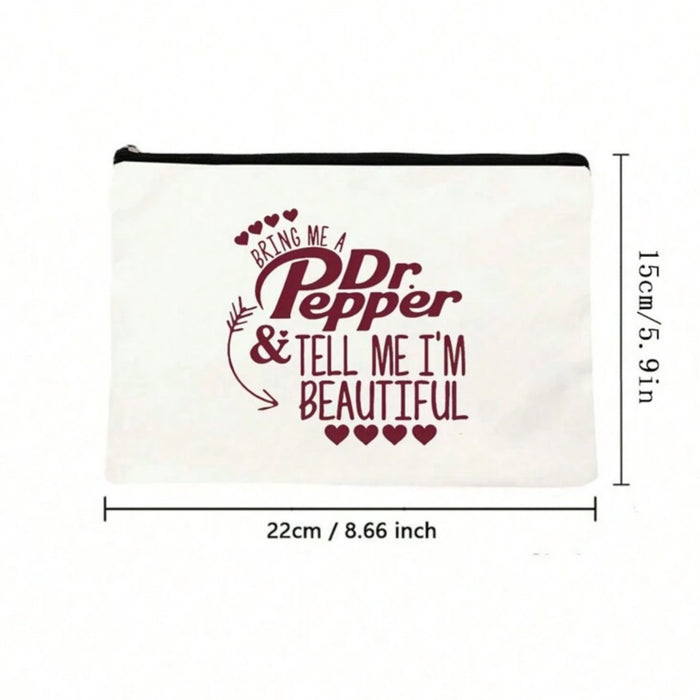 Wholesale Teacher' s printed canvas Makeup Bags