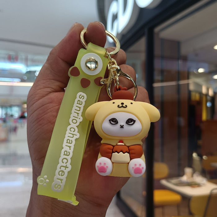 Wholesale PVC Cartoon Doll Keychain JDC-KC-KuangK014