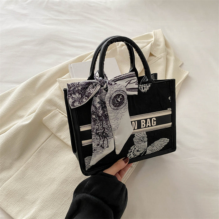 Wholesale Large capacity tote bag, personalized trend, niche commuting handbag, single shoulder crossbody bag, casual large bag