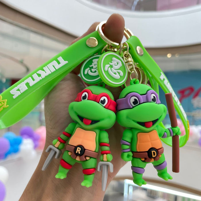 Wholesale 3D Cartoon Cute PVC Keychain Bag Pendant Car Keychain Doll Pendant Wholesale