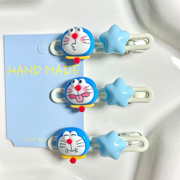 Wholesale Cute Doraemon Cartoon Hairpins JDC-HC-Jings001