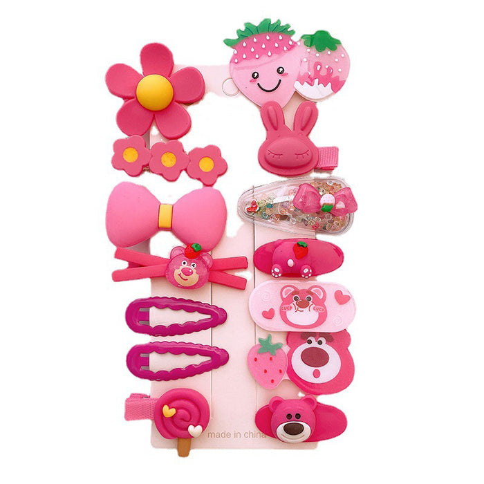 Wholesale Children's Flower Hairpins Little Girls Hairpins JDC-HC-FX012