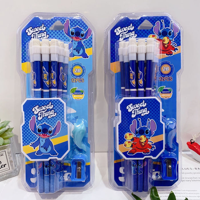 Wholesale K-POP Cute Anime Elementary School Student Pencil Set