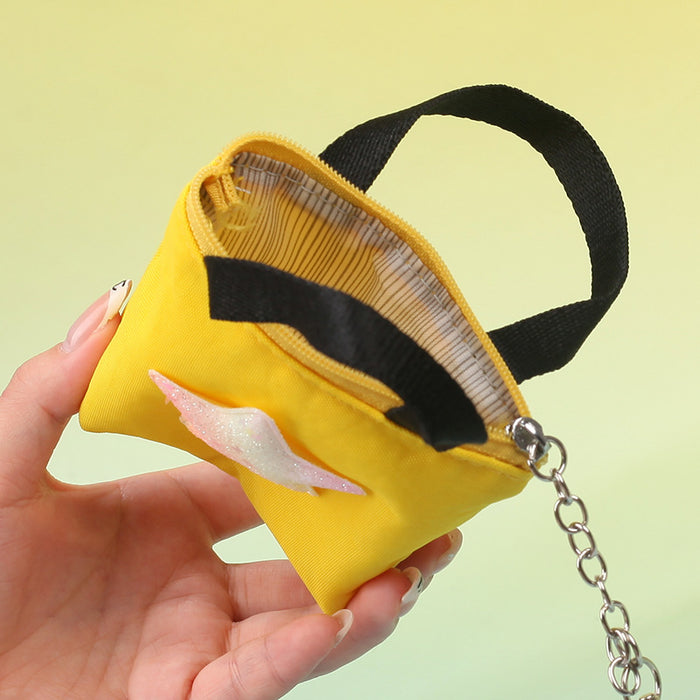 Wholesale Five Pointed Star Tarpaulin Handbag Coin Purse Trendy Zipper Bag Charm