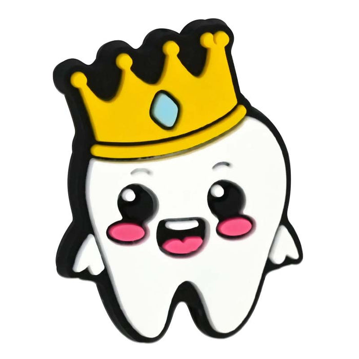 Wholesale  Tooth Beads Pvc Soft Glue Loose Beads DIY Beaded Pen Key Chain Mobile Phone Chain Cartoon Beads