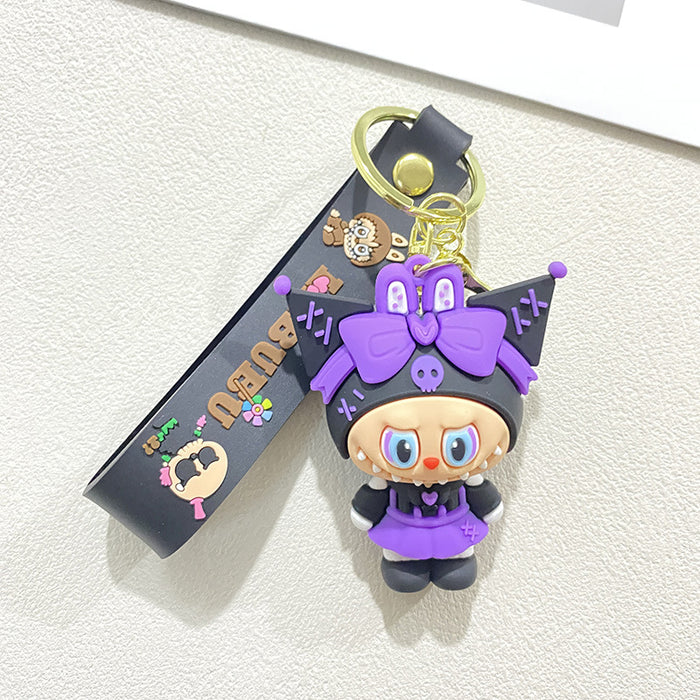 Wholesale Cute PVC 3D Cartoon Pendant Keychains