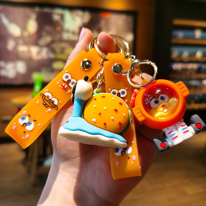 Wholesale Cartoon Doll Silicone Keychain JDC-KC-Tingm255