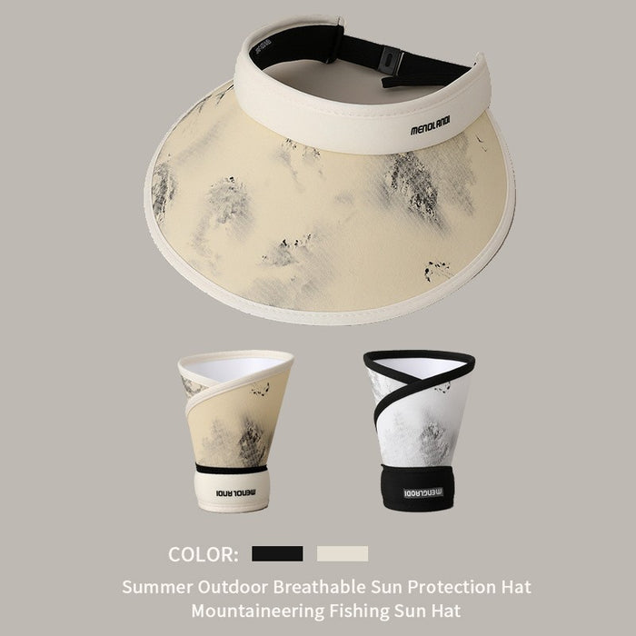 Wholesale Edge wrapped large eave sunshade, sun protection, empty top hat, UV resistant sun hat