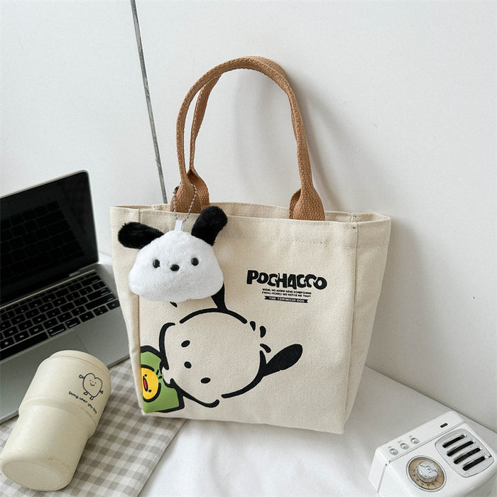 Wholesale Canvas bag new simple commuting niche fashion mini handheld small cloth bag