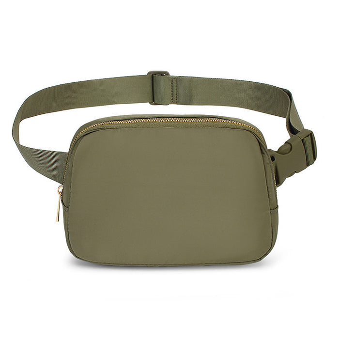 Wholesale Outdoor Sports Crossbody Bag Mobile Phone Bag Nylon Running Fitness Bag Spot Lulu Same Style Waist Bag