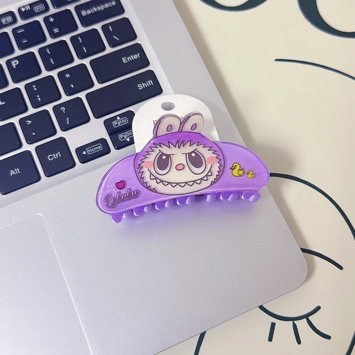 Wholesale Cartoon print kids'  hair clips available in a variety of colors