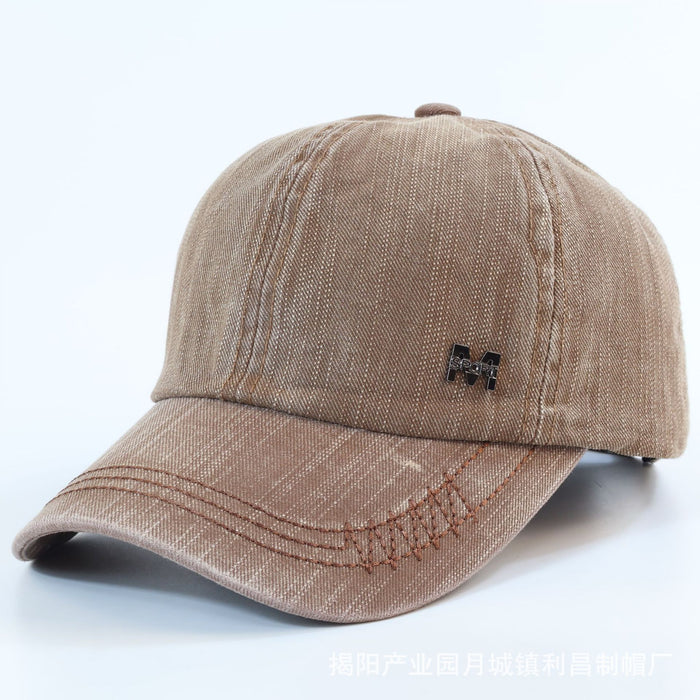 Wholesale Duck tongue hat, sun protection and sunshade hat, outdoor sports washed baseball cap