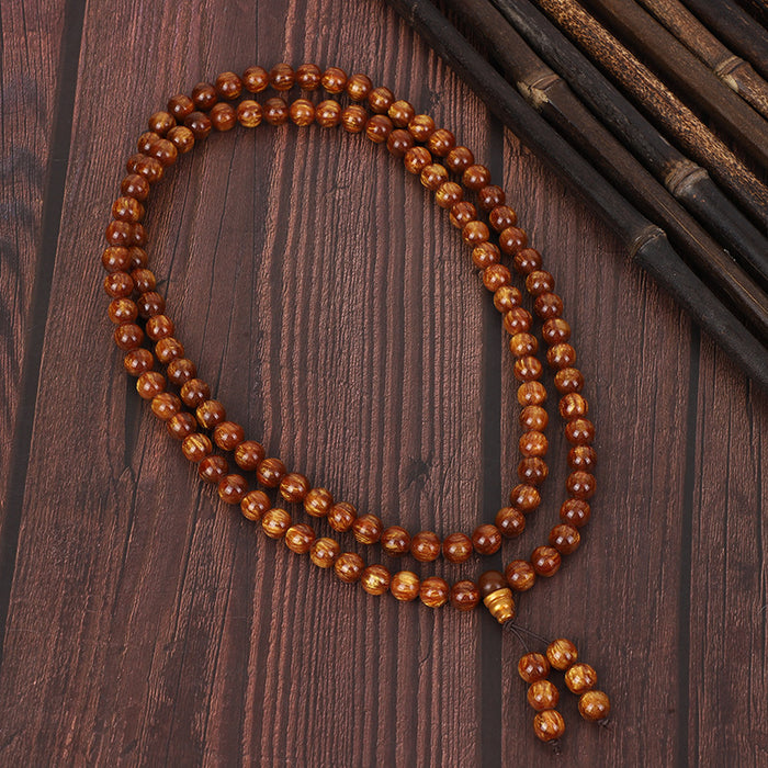 Wholesale Golden Sea Willow Hand String Buddha Pagoda Single Circle Buddha Bead National Style Jewelry