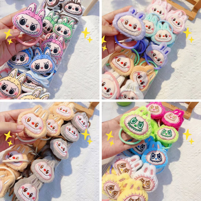 Wholesale hair band rubber doll net red bubble hair accessories girl headdress