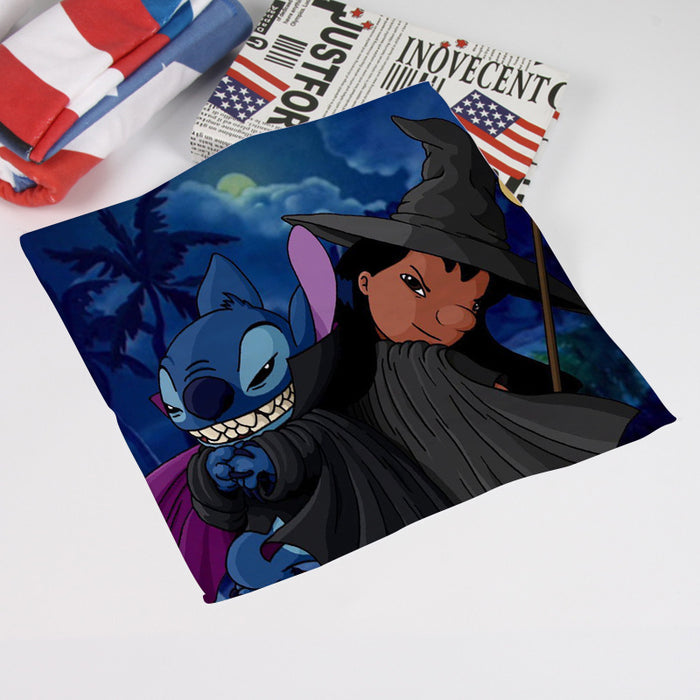 Wholesale Halloween Little Monster Stitch Cartoon Surrounding Multi-picture Anime Square Handkerchief Small Handkerchief Portable Handkerchief Towel Sweat Towel JDC-TW-Hual001