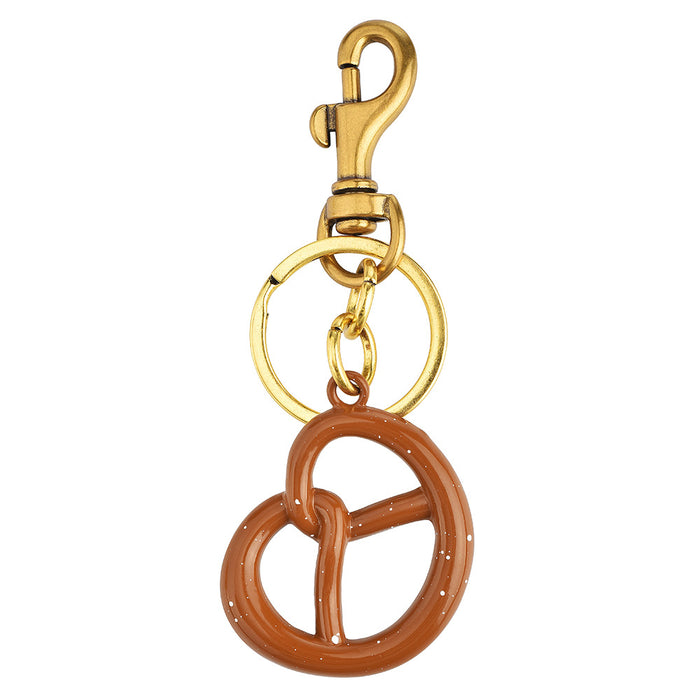 Wholesale biscuit pendant car foreign trade explosion key chain key ring pendant