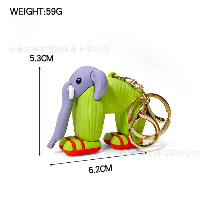 Wholesale Keychain, wooden stick, shark running shoe pendant