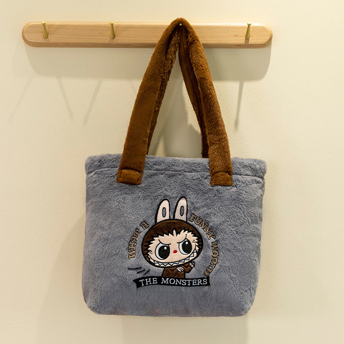Wholesale Color Rags Plush Bag Children' s Casual Doll Bag Girl' s Cartoon Creative Snacks Portable Shoulder Bag