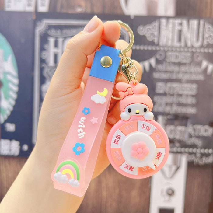 Wholesale  Creative  Keychain Pendant Couple Cartoon Hanging Doll Key Chain Doll