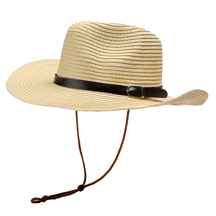 Wholesale Eaves sunshade straw hat, breathable sunshade hat, outdoor foldable sun hat