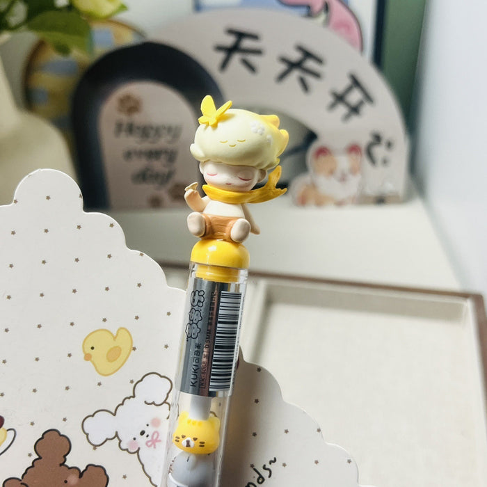 Wholesale Flocking Cute Grain String Music Gel Pen