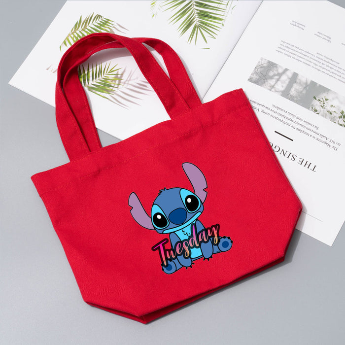 Wholesale Cartoon Printed Pattern Canvas Tote Bag JDC-HD-WuDuomei001